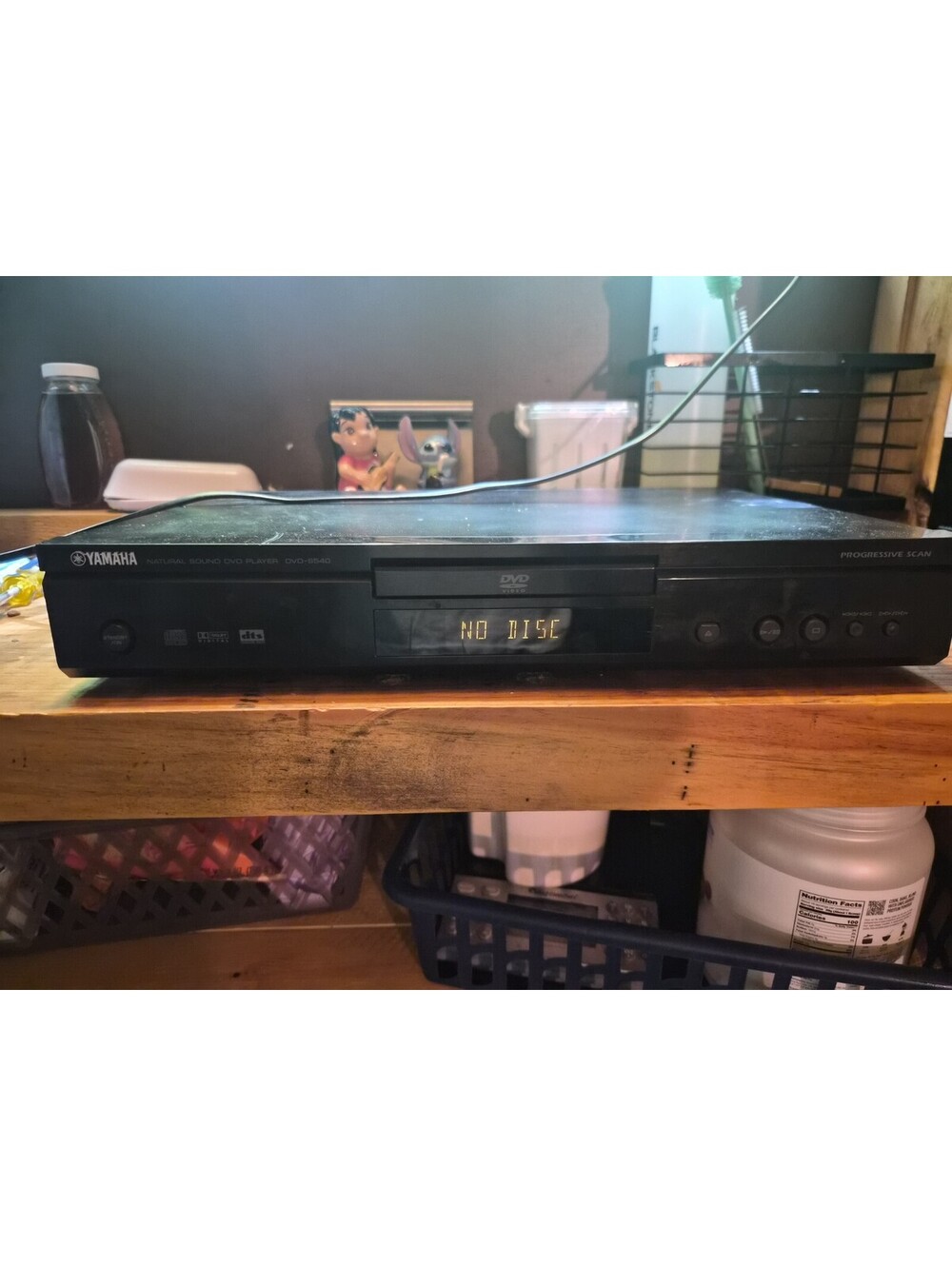 Yamaha DV-S5650 DVD Player Natural Sound Tested Working Disk Tray Doesn't Open